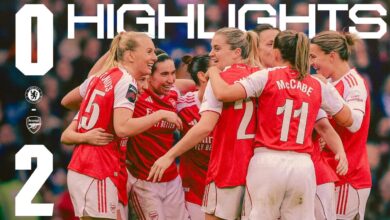 صورة سيطرة يوم الديربي  | أبرز المعالم | تشيلسي vs أرسنال (0-2) | WSL