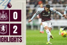 صورة بوينديا المذهل في ملعب سانت جيمس بارك  | نيوكاسل يونايتد 0-2 أستون فيلا | أبرز أحداث الدوري الإنجليزي