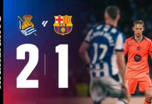 صورة ريال سوسيداد 2 vs 1 برشلونة | LALIGA 2025/26 MD20