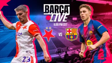 صورة برشلونة مباشر | سلافيا براغ vs برشلونة | دوري أبطال أوروبا 25/26