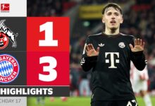 صورة كتابة التاريخ! بايرن يفوز مرة أخرى | 1. إف سي كولن – بايرن ميونخ | أبرز الأحداث | الجولة 17 – الدوري الألماني