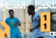صورة ملخص المباراة | الباطن 1-1 الرائد – الجولة التاسعة عشر من دوري يلو