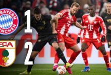صورة الهزيمة الأولى في الدوري الألماني هذا الموسم | بايرن ميونخ 1-2 أوجسبورج | أبرز الأحداث والمقابلة