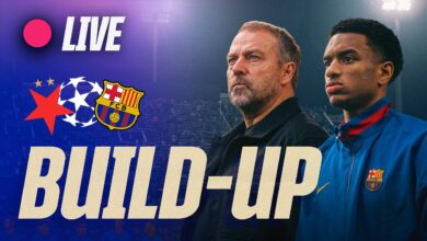 صورة برشلونة مباشر | بناء على سلافيا براغ vs برشلونة | دوري أبطال أوروبا 25/26