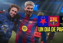 صورة سلافيا براغ 2 vs 4 برشلونة | عودة حاسمة في براغ | Un Dia De Partit