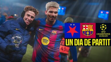 صورة سلافيا براغ 2 vs 4 برشلونة | عودة حاسمة في براغ | Un Dia De Partit