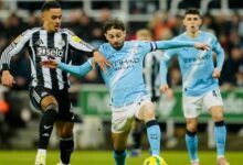 صورة مانشستر سيتي يضع قدماً في نهائي كأس الرابطة بثنائية نظيفة أمام نيوكاسل
