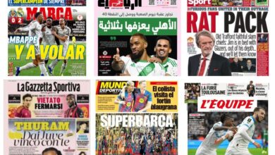 صورة أبرز عناوين أغلفة الصحف العالمية: “مبابي يقود ريال مدريد للتحليق في صدارة الليجا”