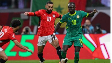 صورة السنغال تطيح بمنتخب مصر من نصف نهائي أمم إفريقيا بهدف ماني القاتل