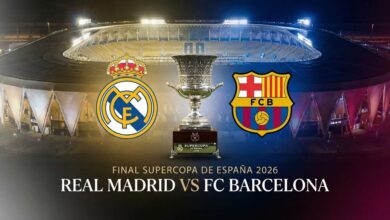 صورة تعرف علي موعد مباراة ريال مدريد وبرشلونة في نهائي كأس السوبر الإسباني 2026