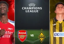 صورة تقديم مباراة أرسنال وكايرات ألماتي في دوري أبطال أوروبا 2025/2026