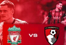 صورة تقديم مباراة ليفربول وبورنموث في الدوري الإنجليزي 2025/2026