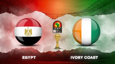 صورة تقديم مباراة مصر وكوت ديفوار في ربع نهائي كأس الأمم الإفريقية 2025