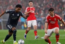 صورة رودريجو يعتذر عن طرده أمام بنفيكا