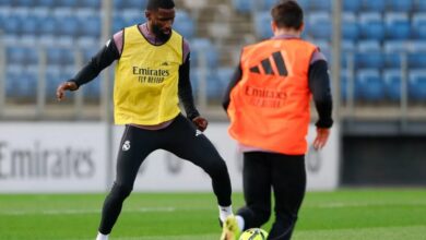 صورة عودة ثنائي ريال مدريد إلى التدريبات