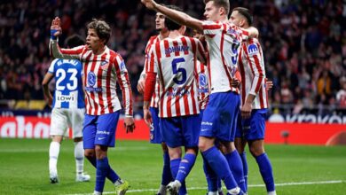 صورة أتلتيكو مدريد يحطم شباك إسبانيول في الليجا