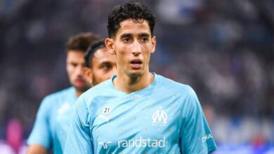 صورة إصابة تُبعد نايف أكرد عن مواجهة مارسيليا ورين في كأس فرنسا