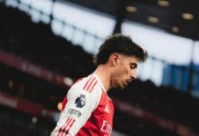 صورة إصابة جديدة تبعد كاي هافرتز عن أرسنال