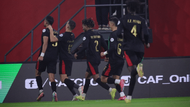 صورة اشتباكات بين جماهير الجيش الملكي والأمن أثناء مباراة الأهلي