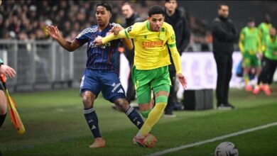 صورة بعد بداية رائعة مع ليون .. أندريك يُطرد في مواجهة نانت