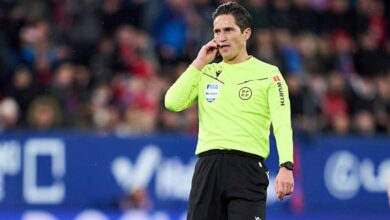 صورة حكم مواجهة برشلونة وألباسيتي في كأس ملك إسبانيا