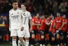 صورة خلف الكاميرات.. كيف هاجم لاعبو ريال مدريد مبابي في مباراة أوساسونا؟