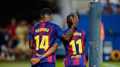 صورة راشفورد ورافينيا يغيبان عن تدريبات برشلونة قبل مواجهة أتلتيكو مدريد