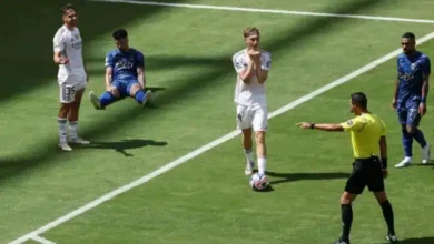 صورة رغم الأخطاء وصافرات البرنابيو.. كيف أنقذ هويسين نفسه ضد ريال سوسيداد؟