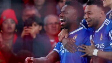 صورة ريال مدريد يحقق انتصاراً ثميناً على بنفيكا في ملحق دوري الأبطال