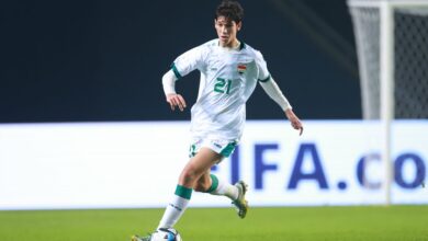 صورة شاهد.. هدف حيدر عبدالكريم في مباراة النصر ضد الفتح بدوري جوي تحت 21 عامًا