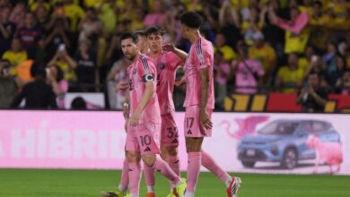 صورة شباك برشلونة الإكوادوري تتلقى هدف ميسي الأول في 2026