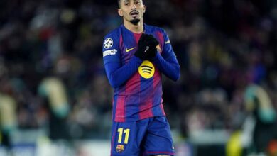 صورة شكوك حول مشاركة رافينيا أمام أتلتيكو مدريد