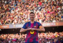 صورة ليفاندوفسكي يدخل قائمة أفضل 15 هدافًا في تاريخ برشلونة