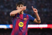 صورة من يأتي خلفه؟ مارك بيرنال يسجل أسرع هدف لبرشلونة بكل البطولات هذا الموسم